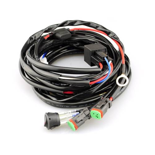 DUAL WATERPROOF DT CONNECTOR LED WIRING HARNESS