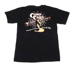 Competition Cams - Competition Cams C1025-XXL Comp Cams Black Retro Logo T-Shirt - Image 1