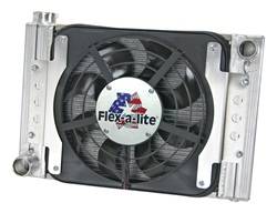 Flex-a-lite - Flex-a-lite 63113R Slim Profile Aluminum Radiator/Fan Package - Image 1