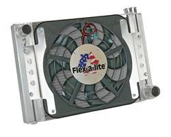 Flex-a-lite - Flex-a-lite 63113L Slim Profile Aluminum Radiator/Fan Package - Image 1