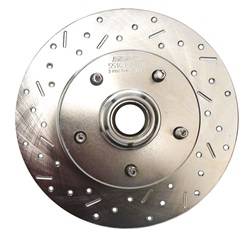 SSBC Performance Brakes - SSBC Performance Brakes 23616AA3L Big Bite Cross Drilled Rotors - Image 1