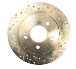 SSBC Performance Brakes - SSBC Performance Brakes 23674AA3R Big Bite Cross Drilled Rotors - Image 1