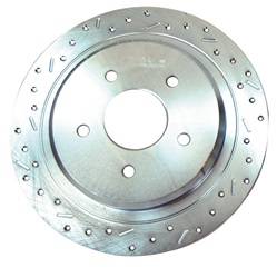 SSBC Performance Brakes - SSBC Performance Brakes 23898AA3L Big Bite Cross Drilled Rotors - Image 1