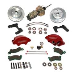 SSBC Performance Brakes - SSBC Performance Brakes A129-32P SuperTwin 2-Piston Drum To Disc Brake Conversion Kit - Image 1