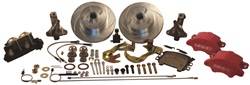 SSBC Performance Brakes - SSBC Performance Brakes A123-3A SuperTwin 2-Piston Drum To Disc Brake Conversion Kit - Image 1