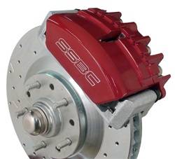 SSBC Performance Brakes - SSBC Performance Brakes W129-38 At The Wheels Only Tri-Power 3-Piston Drum To Disc Brake Conversion Kit - Image 1