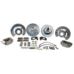 SSBC Performance Brakes - SSBC Performance Brakes W120-23BK At The Wheels Only Competition Street 4-Piston Drum To Disc Conversion Kit - Image 1