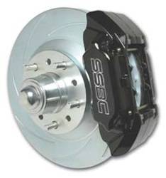 SSBC Performance Brakes - SSBC Performance Brakes A126-26BK Extreme 4-Piston Drum To Disc Brake Upgrade Kit - Image 1