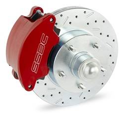 SSBC Performance Brakes - SSBC Performance Brakes W129-A At The Wheels Only SuperTwin 2-Piston Drum To Disc Brake Conversion Kit - Image 1