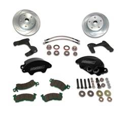 SSBC Performance Brakes - SSBC Performance Brakes A129-1ABK SuperTwin 2-Piston Drum To Disc Brake Conversion Kit - Image 1