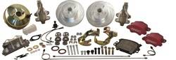 SSBC Performance Brakes - SSBC Performance Brakes A123-58ADSP SuperTwin 2-Piston Drum To Disc Brake Conversion Kit - Image 1