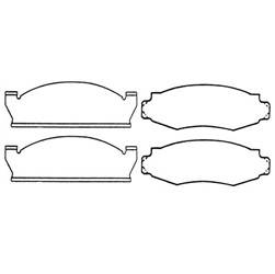 Omix-Ada - Omix-Ada 16728.11 Disc Brake Pad - Image 1