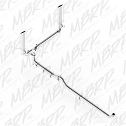 MBRP Exhaust - MBRP Exhaust S9000409 Smokers XP Series Down Pipe Back Stack Exhaust System - Image 1