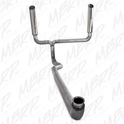 MBRP Exhaust - MBRP Exhaust S9000AL Smokers Installer Series Down Pipe Back Stack Exhaust System - Image 1