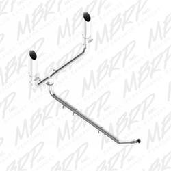 MBRP Exhaust - MBRP Exhaust S9100409 Smokers Installer Series Turbo Back Stack Exhaust System - Image 1