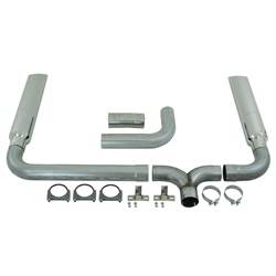 MBRP Exhaust - MBRP Exhaust S9102AL Smokers Installer Series Cat Back/DPF Stack Exhaust System - Image 1