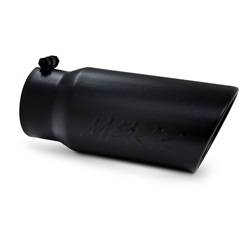 MBRP Exhaust - MBRP Exhaust T5051BLK Angled Rolled End Exhaust Tip - Image 1