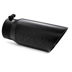 MBRP Exhaust - MBRP Exhaust T5053BLK Dual Wall Angled Exhaust Tip - Image 1