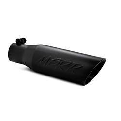 MBRP Exhaust - MBRP Exhaust T5106BLK Dual Wall Angled Exhaust Tip - Image 1