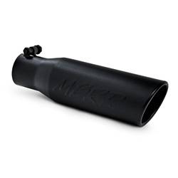 MBRP Exhaust - MBRP Exhaust T5113BLK Angled Rolled End Exhaust Tip - Image 1
