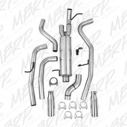 MBRP Exhaust - MBRP Exhaust S5074AL Installer Series Cat Back Exhaust System - Image 1