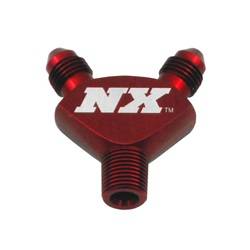 Nitrous Express - Nitrous Express 16077P Billet Pur-Flo Y Adapter Fitting - Image 1