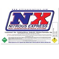 Nitrous Express - Nitrous Express 15994P Bottle Decal - Image 1