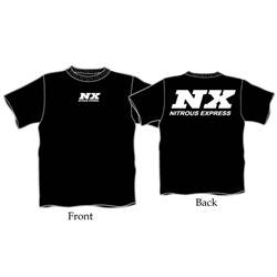 Nitrous Express - Nitrous Express 16507P Black T-Shirt w/White NX - Image 1