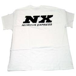 Nitrous Express - Nitrous Express 16512P White T-Shirt w/Black NX - Image 1