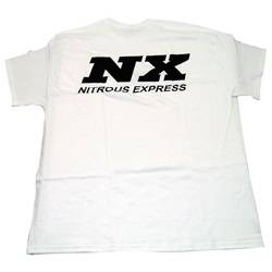 Nitrous Express - Nitrous Express 16513P White T-Shirt w/Black NX - Image 1