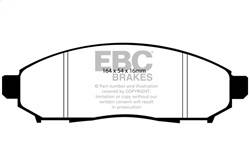 EBC Brakes - EBC Brakes DP41747R Yellowstuff Street And Track Brake Pads - Image 1