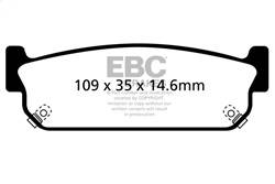 EBC Brakes - EBC Brakes DP41784R Yellowstuff Street And Track Brake Pads - Image 1