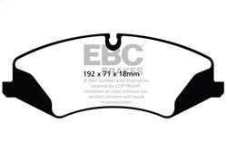 EBC Brakes - EBC Brakes DP42123R Yellowstuff Street And Track Brake Pads - Image 1