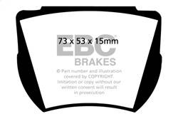 EBC Brakes - EBC Brakes DP4141R Yellowstuff Street And Track Brake Pads - Image 1