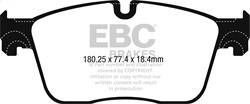 EBC Brakes - EBC Brakes DP42253R Yellowstuff Street And Track Brake Pads - Image 1