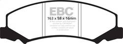 EBC Brakes - EBC Brakes UD1159 Ultimax OEM Replacement Brake Pads - Image 1