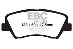 EBC Brakes - EBC Brakes UD1543 Ultimax OEM Replacement Brake Pads - Image 1
