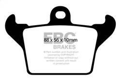 EBC Brakes - EBC Brakes UD1034 Ultimax OEM Replacement Brake Pads - Image 1