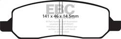 EBC Brakes - EBC Brakes DP31770C Redstuff Ceramic Low Dust Brake Pads - Image 1