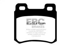 EBC Brakes - EBC Brakes DP3671C Redstuff Ceramic Low Dust Brake Pads - Image 1