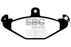 EBC Brakes - EBC Brakes DP3885C Redstuff Ceramic Low Dust Brake Pads - Image 1