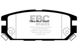 EBC Brakes - EBC Brakes DP3987C Redstuff Ceramic Low Dust Brake Pads - Image 1