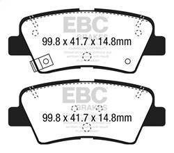 EBC Brakes - EBC Brakes DP32188C Redstuff Ceramic Low Dust Brake Pads - Image 1