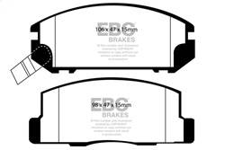 EBC Brakes - EBC Brakes DP21107 Greenstuff 2000 Series Sport Brake Pads - Image 1