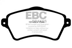 EBC Brakes - EBC Brakes DP61352 6000 Series Greenstuff Truck/SUV Brakes Disc Pads - Image 1