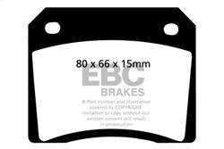 EBC Brakes - EBC Brakes DP4101R Yellowstuff Street And Track Brake Pads - Image 1