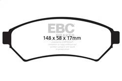 EBC Brakes - EBC Brakes DP41727R Yellowstuff Street And Track Brake Pads - Image 1