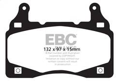 EBC Brakes - EBC Brakes DP41895R Yellowstuff Street And Track Brake Pads - Image 1