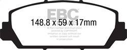 EBC Brakes - EBC Brakes DP41896R Yellowstuff Street And Track Brake Pads - Image 1