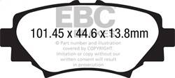 EBC Brakes - EBC Brakes DP42186R Yellowstuff Street And Track Brake Pads - Image 1